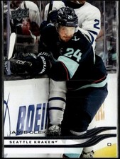 2025 Upper Deck Hockey Series 1 Jamie Oleksiak #142 Seattle Kraken