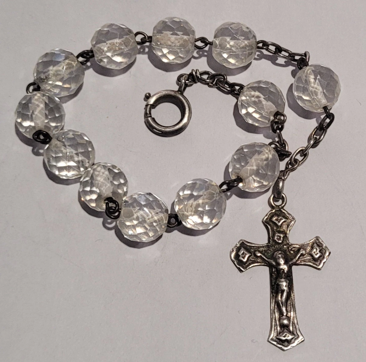 Vends chapelet ancien avec croix reliquaire grain de café sur Gens de Confiance