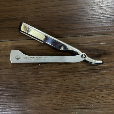 DOVO Shavette Straight Razor Stainless Handle Germany Free Shipping