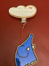 Reflektor-Anhänger Haba Holz Elefant Schüler Kinderwagen  Ranzen Rucksack NEU