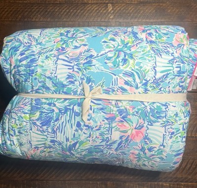 Pottery Barn Teen Lilly Pulitzer Pineapple Party Comforter Full/Queen New! Read