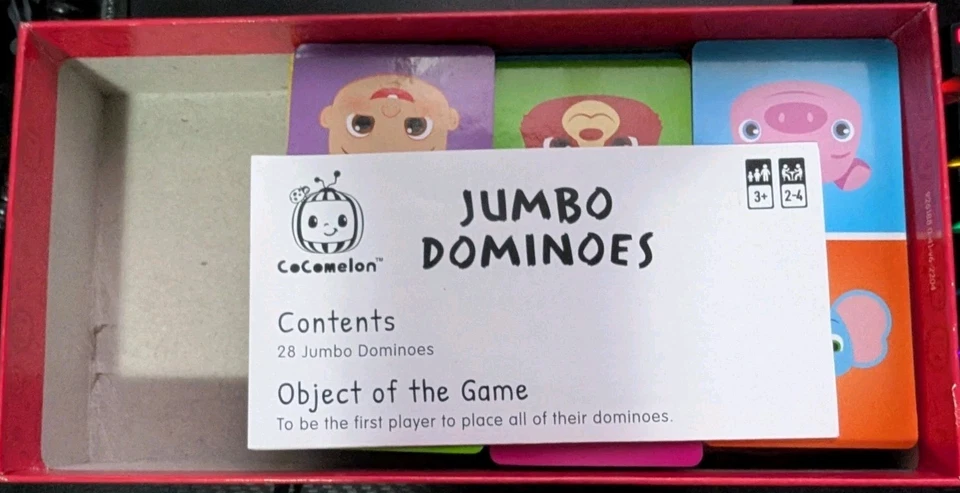 Goliath Cocomelon Jumbo Dominoes (c) - Image 3 of 4