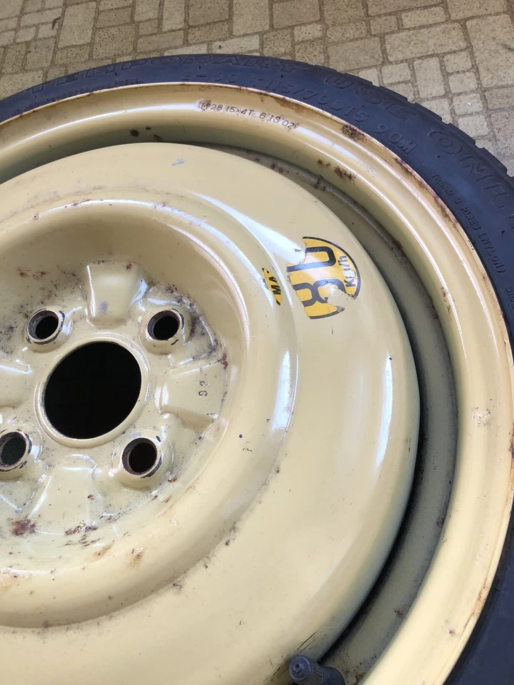 1 x Notrad Reserverad Ersatz Mazda 323 T115/70D15 90M 4x15 4/100 - Bild 2 von 4