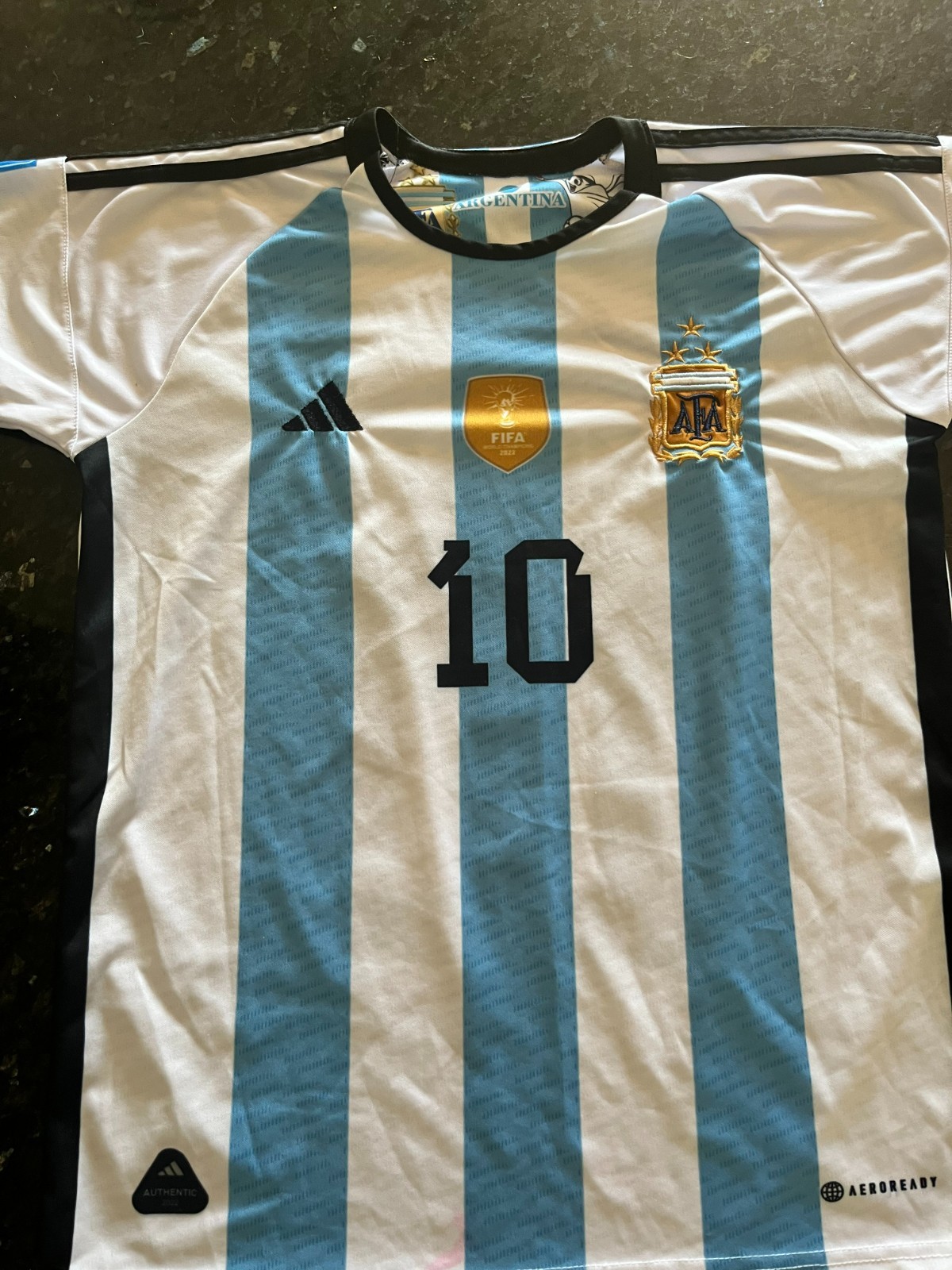 ADIDAS Lionel Messi MEDIUM Argentina Football Soccer Jersey - 001017