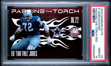 2010 DONRUSS ELITE #4 E. JONES/D. WARE PSA 10 GEM MINT PASSING TORCH RED /999