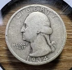 1934-D Washington Quarter - Actual Coin Shown - Free Shipping & Tracking INV#330