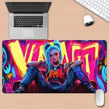 40 90cm Graffiti-Style Character Image XXL Gaming Mouse Pad  Desk Mat - HD Prin