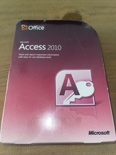 MICROSOFT Office Access 2010 Computer Software Program Disc with Product Key