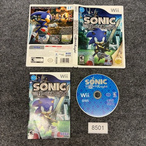 New ListingSonic and the Black Knight Wii Complete w/ Manual CIB VGC