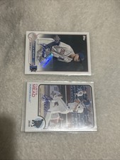 2022 Topps Pro Debut Curtis Mead Auto & Heritage Auto 2 Card Lot