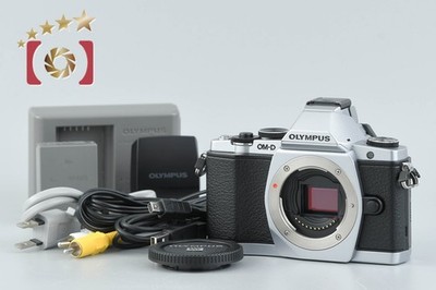 ''Count 490'' Olympus OM-D E-M5 Silver 16.0 MP Digital Mirrorless Camera Body