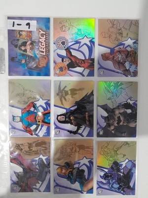 DC LEGACY 2007 PARALLEL GOLD FOIL SINGLE CARD SELECTION