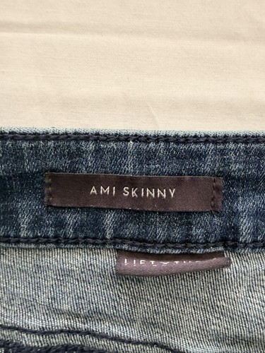 NYDJ Ami Skinny Jeans Womens 10 Blue Med Wash Mid Rise Stretch 34x29.5 Denim - 第 8/10 張圖片