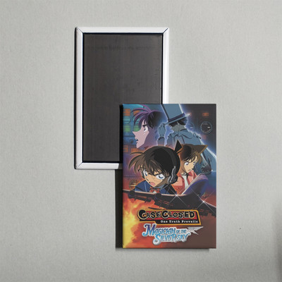 Detective Conan Magician of the Silver Sky Mini Movie Poster Fridge Magnet