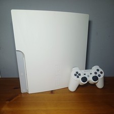 Sony PlayStation 3 Limited Ed Slim White Console CECH-3003B Tested  ✅