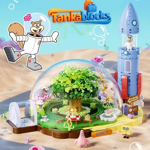 AREA-X AB0088 Sandy Cheeks Treedome SpongeBob SquarePants Jouet de construction de blocs