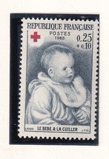 🦬Timbre France N°1466 - Luxe ** Œuvres de Renoir -  MNH** - 1965🦬