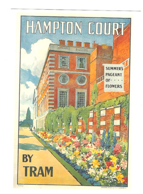 LONDON TRANSPORT MUSEUM HAMPTON COURT BY TRAM CARD NO LTM 320