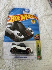 Collector 2026 HOT WHEELS PAGANI ZONDA CINQUE EXOTICARS 4/10 WHITE “TOONED”