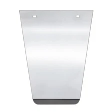 16 1/4" Mud Flap Anti-Sail Plates - Stainless Steel - Plain / Pair