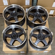 Used 19x8.5 Vors Sp1 5x100/5x114.3 35 73.1 Hyper Black Wheels Set-4