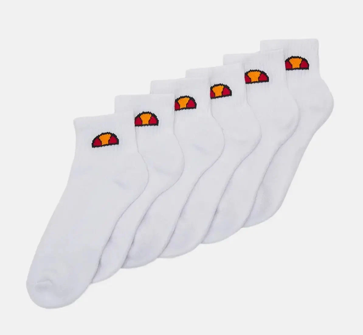 Ellesse Rilla Sports Ankle Socks (6 Pack) - White | Performance & Comfort
Opens in a new window or t