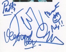 Hot Chocolate Autogramme signed 10x15 cm Karteikarte mit Magazinbild
