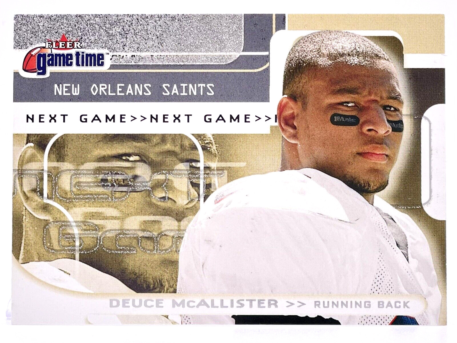 Deuce McAllister Fleer Game Time #113 Base