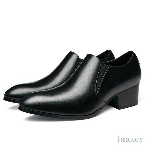 mens high heel casual shoes