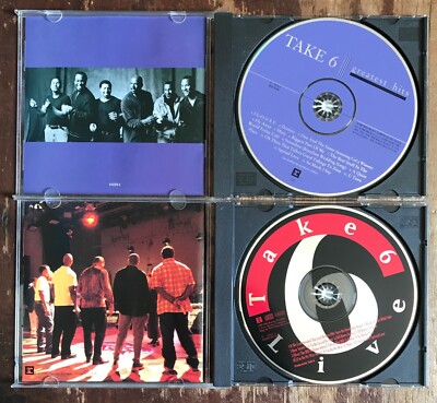 Take 6 The Greatest Hits CD Mint - & Take 6 Live CD Mint - Walk On