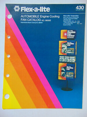 Vintage Original 1975 Flex-A-Lite Catalog and Price Lists