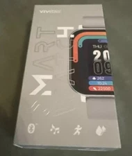 Vivitar Smart Watch SMRTW20-SIL Rare Silver Color Brand New. Multi Functional.