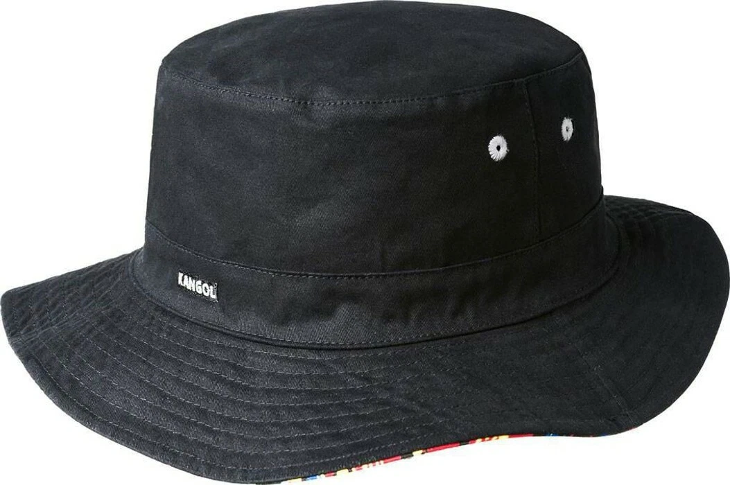 VINTAGE Digi REVERSIBLE Bucket Hat (20%Wool) LARGE + free STICKER