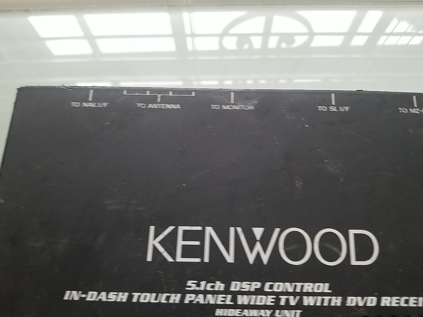 Kenwood KVT-911DVD Hide Away 5.1ch Receiver Unit Brain Control Box Module TESTED