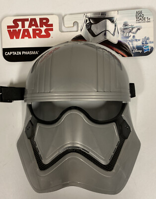 Disney STAR WARS Kids Halloween Face Mask Captain Phasma Mask  The Last Jedi