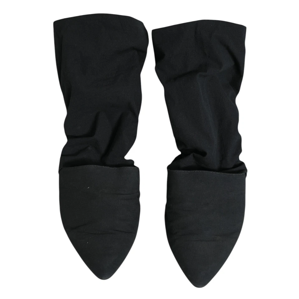 DOLCE & GABBANA Zapatos Verde Algodón Calcetín Estilo Botines EU41 / US10.5 1120usd Foto 3 de 4