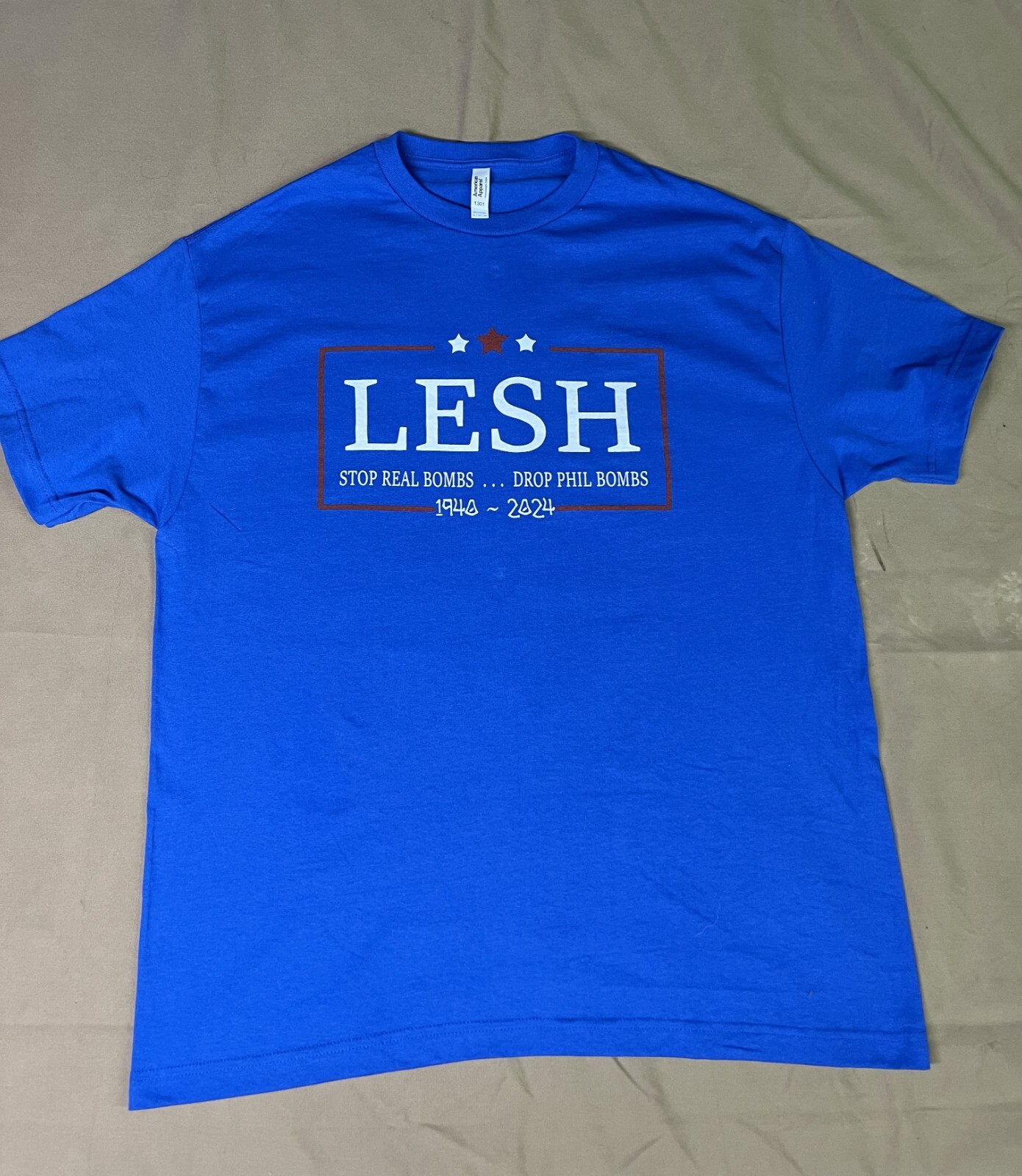 Phil Lesh Tribute T-Shirt - Stop Real Bombs-Drop Phil Bombs - Grateful Dead