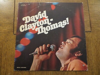 David Clayton-Thomas   David Clayton-Thomas! - 1969 - Decca DL 75146 Vinyl LP VG