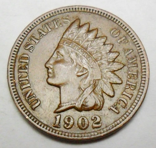 1902 P Indian Head Cent Penny  AVE CIRCULATED  **FREE SHIPPING**