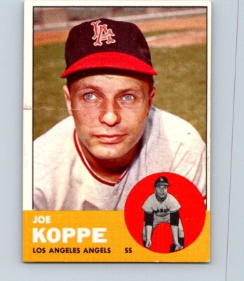 1963 TOPPS BASEBALL #396 JOE KOPPE MID GRADE KW | eBay