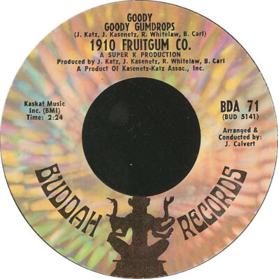 1910 Fruitgum Company - Goody Goody Gumdrops / Candy Kisses (7'', Single, Pit)