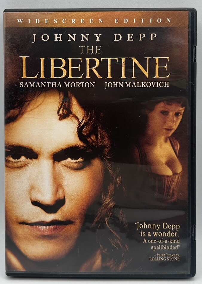 The Libertine DVD Johnny Depp Samantha Morton Free Shipping 2005