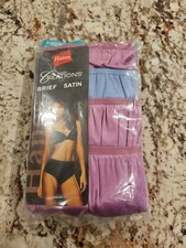 True Vintage Hanes Body Creations Satin Briefs Pack Size 10