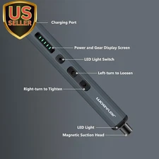 3.7V Electric Screwdriver, Mini Precision Screwdriver Set, 64 Magnetic Bits, ...