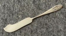 LAUREL by Frank W. Smith Solid Sterling Butter Spreader 5-3/4