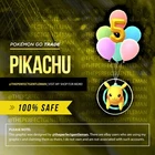 Pikachu Flying 5th Anniversary Pokemon #025 GO