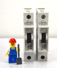 Siemens USED Lot of 2 Circuit Breaker 5SX2, 6A