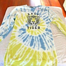 Forever 21 Womens Size Medium Long Sleeve Knit Tie Dye Dress, READ DESCRIPTION