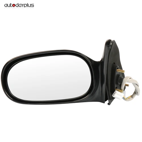 (Left Side) Mirror TO1320129 For 1998-2002 Toyota/Geo Corolla/Prizm Power Black
