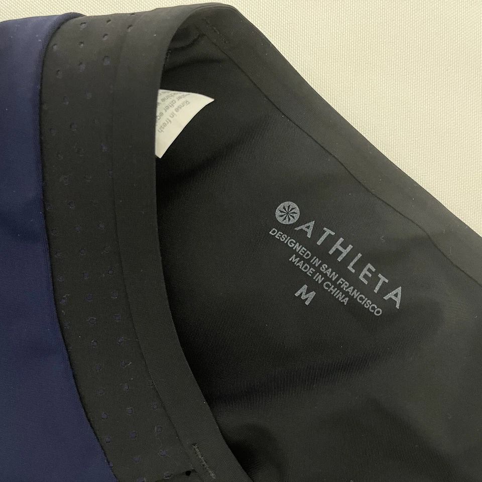 ATHLETA~Nuevo con etiqueta pull over bralette espalda cruzada Med para aire acondicionado elástico atlético Foto 4 de 4